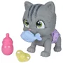 Simba Smoby Pamper Petz Chat a adopter, Jeu d'imitation poupon avec chat articule qui boit et fait pipi, 4 accessoires inclus biberon sucette poisson certificat, Des 3 ans