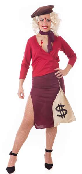 Creaciones Llopis Déguisement Adulte Gangster Bonnie Taille M Creaciones Llopis Déguisement Adulte Gangster Bonnie Taille M