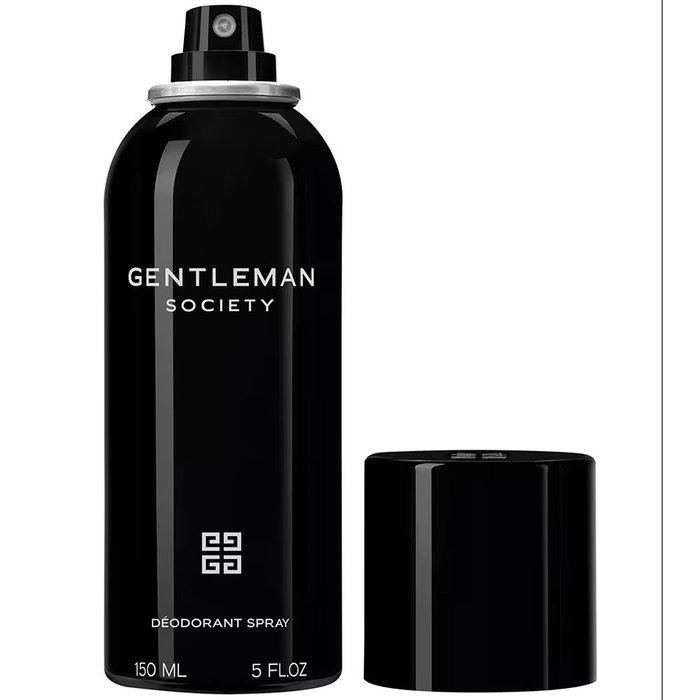 Givenchy Gentleman Society - Déodorant Spray pour Homme - 150 ml - Fraîcheur Dynamisante et Protection Durable - Boisé et Floral