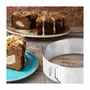 ZENKER Smart Pastry - Lot de 2 cercles pâtisserie réglables (cercle extensible 15-30 cm et cadre rectangulaire 27,5x18,5 à 52x34 cm), acier inox antiadhésif