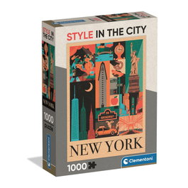 CLEMENTONI Puzzle Style In The City New York 1000pzs