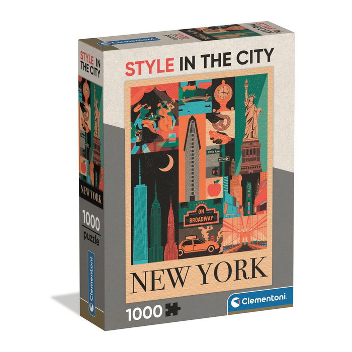 CLEMENTONI Puzzle Style In The City New York 1000pzs CLEMENTONI Puzzle Style In The City New York 1000pzs