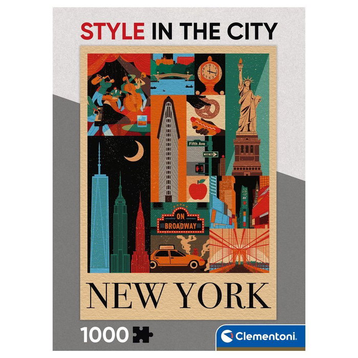 CLEMENTONI Puzzle Style In The City New York 1000pzs CLEMENTONI Puzzle Style In The City New York 1000pzs