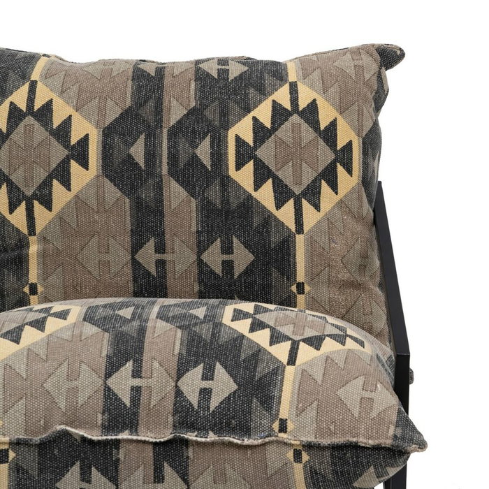 Fauteuil Noir Taupe 70 x 84 x 86 cm Fauteuil Noir Taupe 70 x 84 x 86 cm