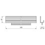 Viefe Tirador Para Embutir Jey Efecto Inox Largo 347mm
