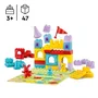Lego DUPLO 10450 Jeu de construction Le château d'Hopsy, 47 pièces avec 3 figurines d'animaux, jouet éducatif pour enfants à partir de 3 ans