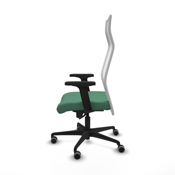 Piqueras y Crespo Chaise de Bureau Albacete Vert émeraude et Blanc Piqueras y Crespo Chaise de Bureau Albacete Vert émeraude et Blanc