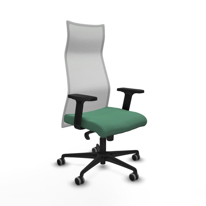 Piqueras y Crespo Chaise de Bureau Albacete Vert émeraude et Blanc Piqueras y Crespo Chaise de Bureau Albacete Vert émeraude et Blanc