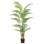BigBuy Home Plante décorative Areca 180 cm en Polyuréthane et Ciment