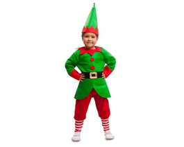 My Other Me - Déguisement Elfe Vert Taille 5-6 Ans - Costume Enfant - 100% Polyester