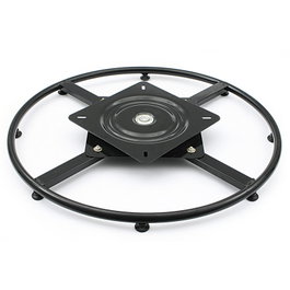 Q&Q Base Giratoire 360° pour Fauteuil 600 mm avec Plateau, Noir, Charge Max 150 kg