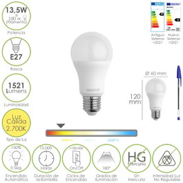 MAURER Ampoule LED Standard E27 13,5W