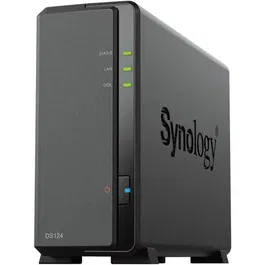 Synology DS124 - Serveur NAS 1 baie avec 1 Go de RAM et port Gigabit Ethernet - Centralisation et partage de données