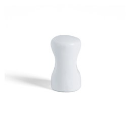HERRAJES ALK Bouton Pisa Ø14 H25 Blanc Mat