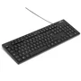Bluestork Media Office - Clavier filaire AZERTY - Avec 15 touches multimédias - Compatible Windows - Noir