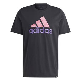T-shirt à manches courtes homme Adidas Noir