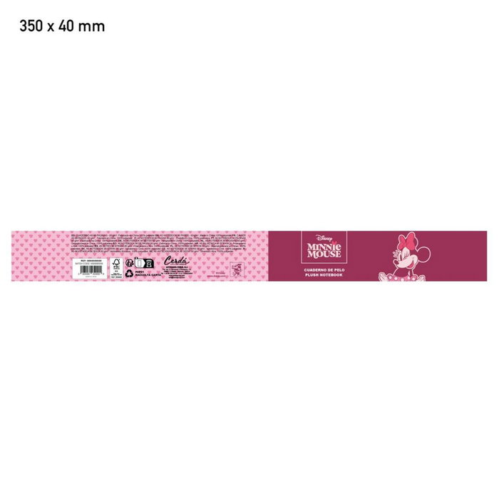 Minnie Mouse Cahier Rose 16 x 24 x 3,5 cm