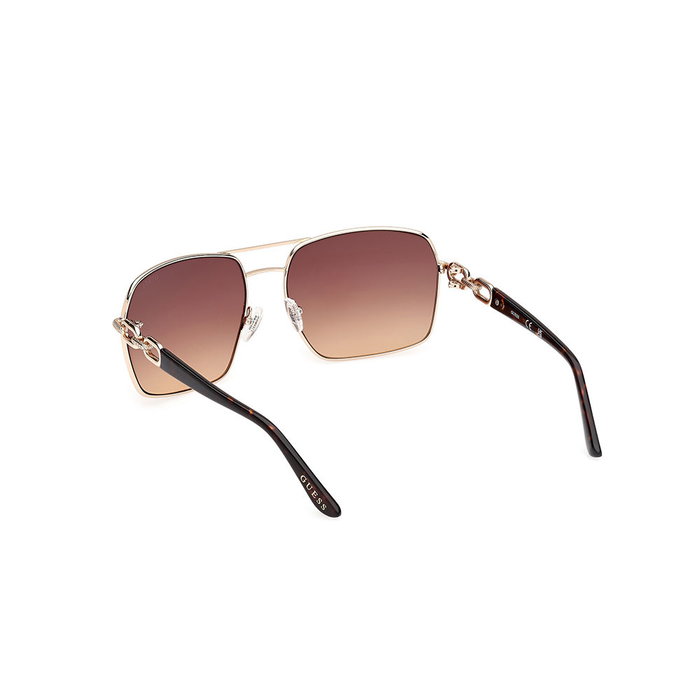 Guess Lunettes de soleil femme modèle GU00159 aviateur monture métal 130 mm