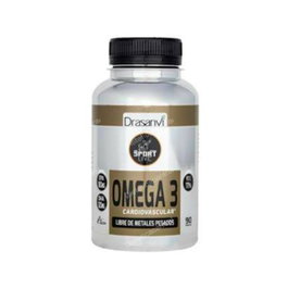Drasanvi Sport Live - Complément Alimentaire Omega 3 1000 mg EPA & DHA - 90 Perles - Fonction Cardiaque