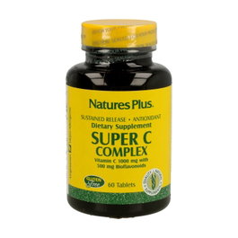 NATURES PLUS Super C Complex avec Bioflavonoïdes 60 comprimés