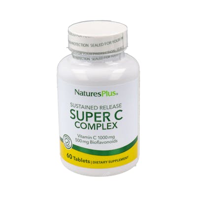 Natures Plus Super C Complex 1000mg 60 comprimés Natures Plus Super C Complex 1000mg 60 comprimés