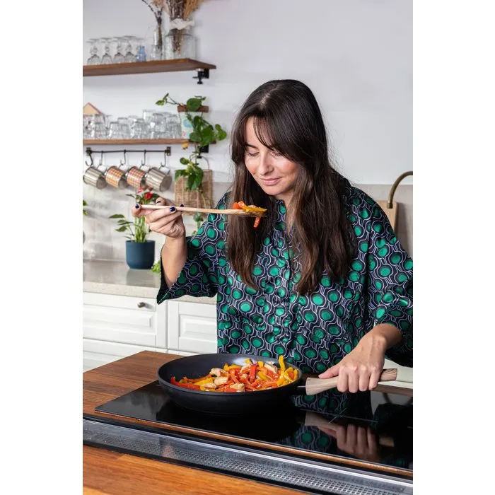 Pyrex Cook&Care Poêle céramique antiadhésive sans PFAS 24 cm compatible induction, poignée soft-touch
