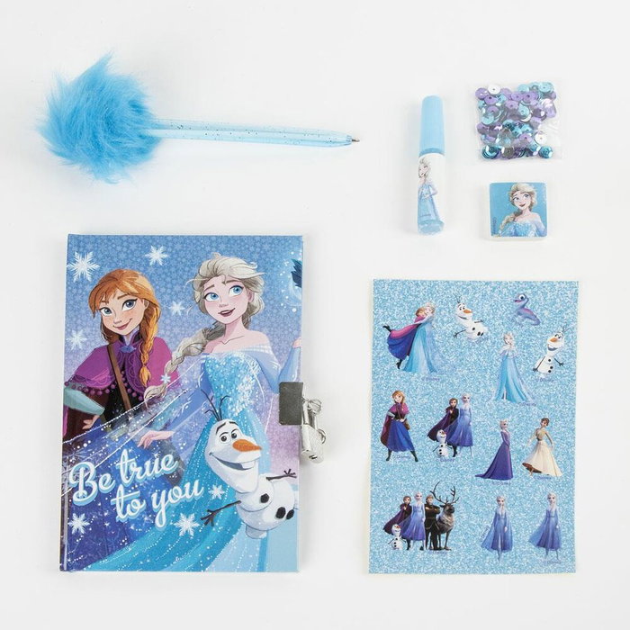Frozen Disney - Blister Diario (Agenda / Journal) - Taille 23,5 x 25 x 5,5 cm