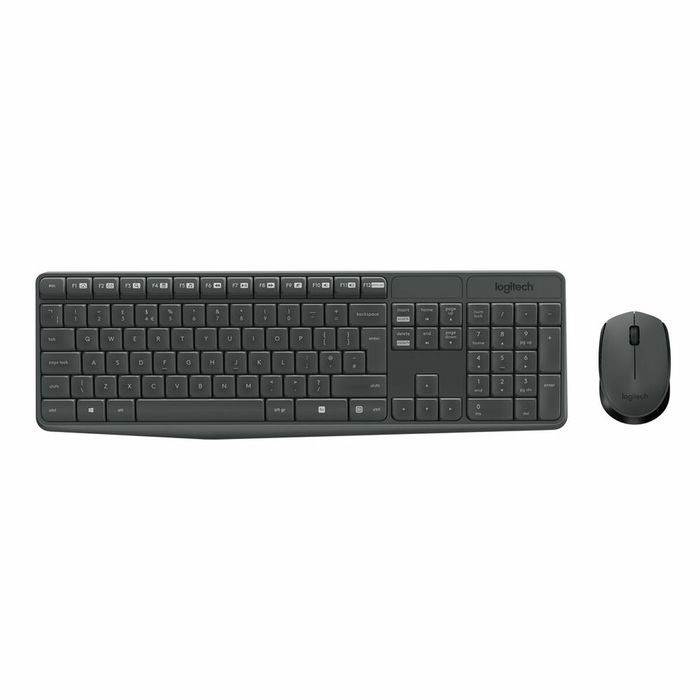 Logitech MK235 / 920-007931 - Ensemble Souris et Clavier Sans Fil USB Noir