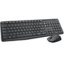 Logitech MK235 Combo clavier et souris sans fil Gris QWERTY US International