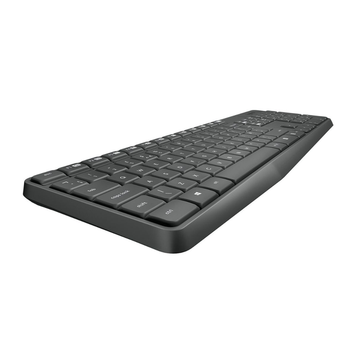 Logitech MK235 Combo clavier et souris sans fil Gris QWERTY US International Logitech MK235 Combo clavier et souris sans fil Gris QWERTY US International