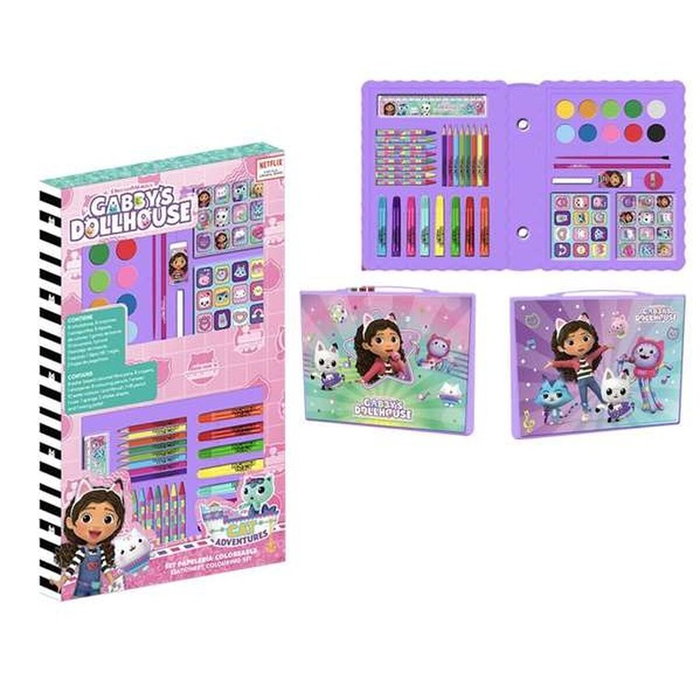 Ensemble de Papeterie Gabby's Dollhouse Violet