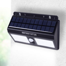 Applique Murale LED Solaire IP65 avec Capteur PIR, 6000K Blanco Frío