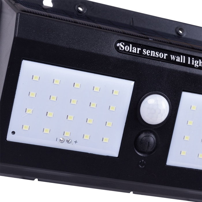 Applique Murale LED Solaire IP65 avec Capteur PIR, 6000K Blanco Frío