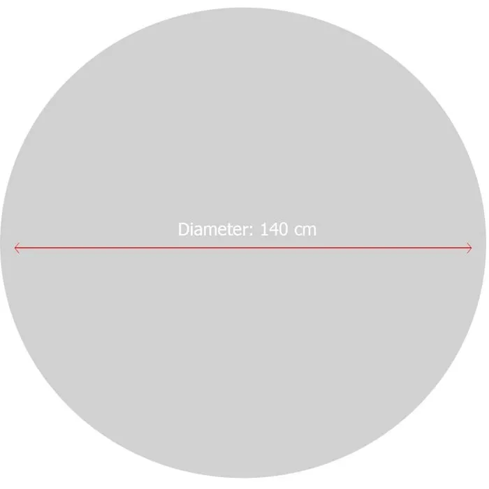Tapis rond 140 cm - Chambre enfant - Polyester