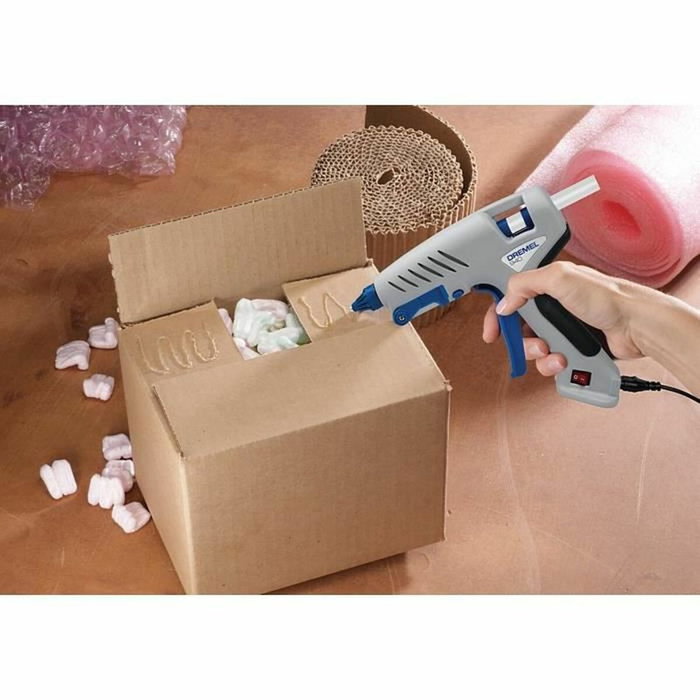Dremel 940 Pistolet à colle haute température 195°C avec cordon amovible