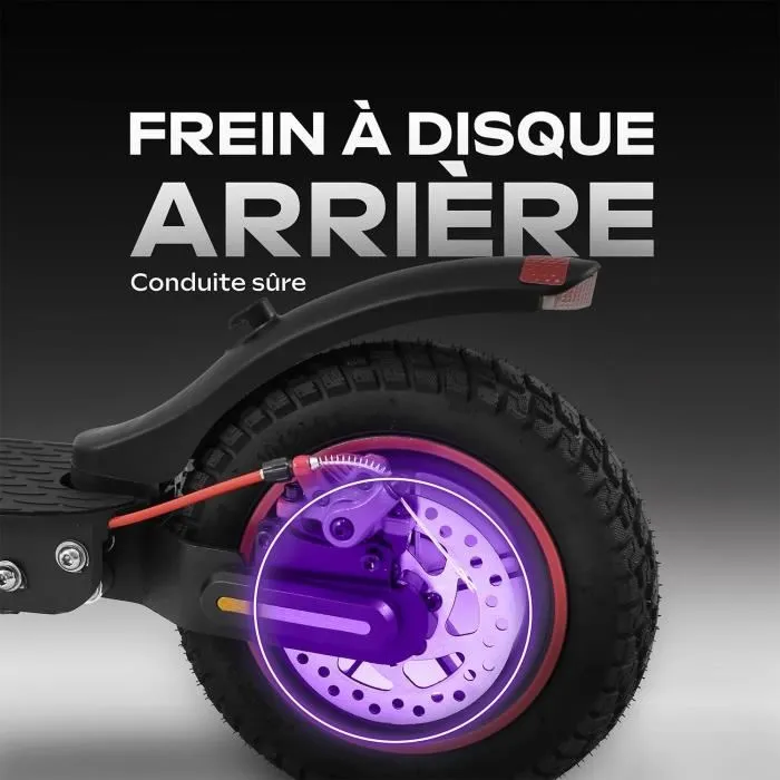 Urbanglide 100 MAX 2 - Trottinette électrique adulte pliable - 350W - Roues 10 pouces - Noir