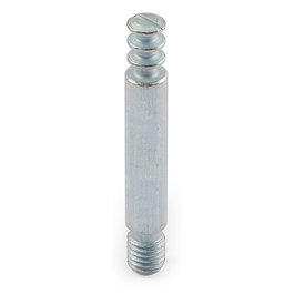HERRAJES ALK Tirant long M8x60 zingué à double spirale pour excentrique Ø35 mm