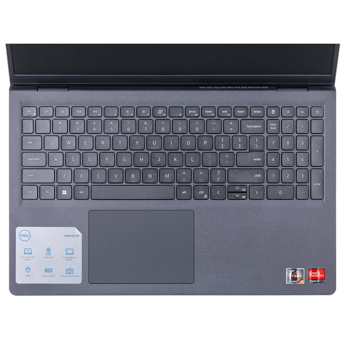 Dell L15 Ryzen 5 7520U 15,6 pouces 8 Go RAM 512 Go SSD Noir