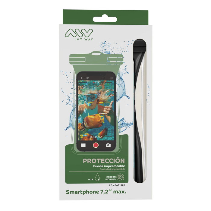 Étui étanche Myway Floating Noir Universel 7,2" (7")