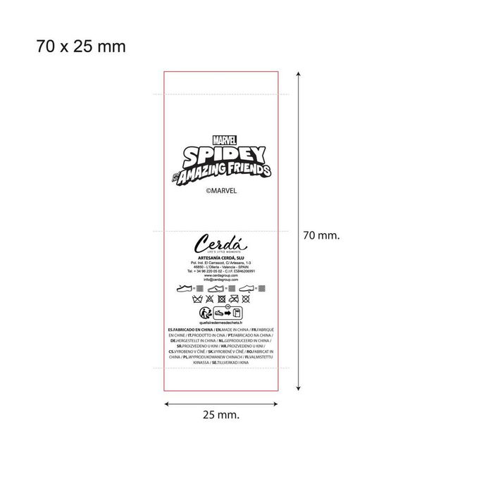 Chaussons Spidey Rouge 41