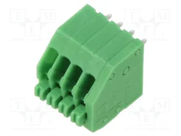 PHOENIX CONTACT Barre de serrage pour PCB 4 broches 2A 250V vert