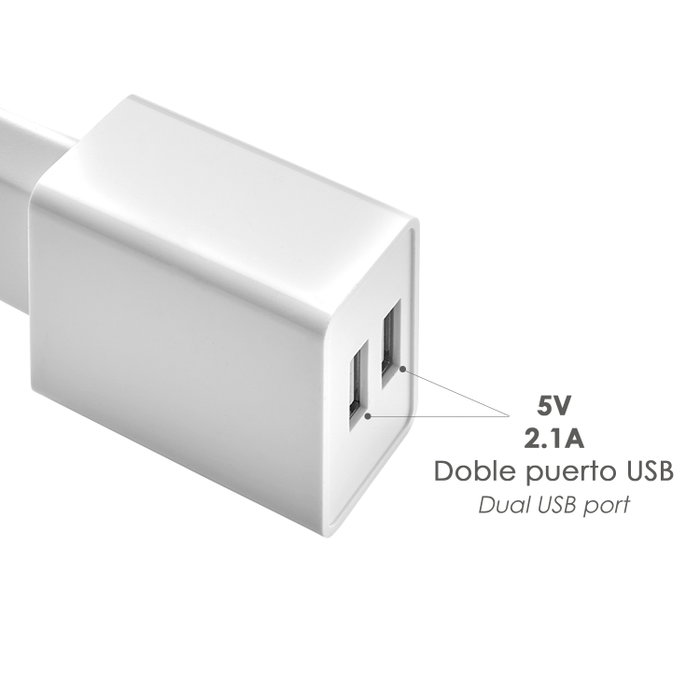MAURER Chargeur USB Deux Ports 2,1 A 5V