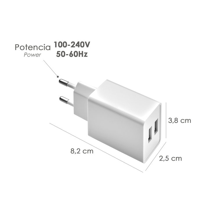 MAURER Chargeur USB Deux Ports 2,1 A 5V
