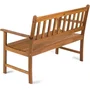 Fieldmann FDZN 4013-T Banc de jardin 2 places en bois d'acacia pour terrasse ou extérieur