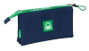 Benetton Porte-tout triple pour enfant "Green" 22 x 12 x 3 cm - Boîte de rangement