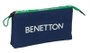 Benetton Porte-tout triple pour enfant "Green" 22 x 12 x 3 cm - Boîte de rangement