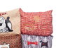 Mascow Couch pour Chien Rectangulaire 55x45 cm Tissu Polyester Antidérapant Couleurs Assorties (Set de 8)