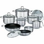 GSW Batterie de cuisine ALARA 14 pièces en acier inoxydable 18/10