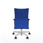 Piqueras Y Crespo Albacete Confidente - Chaise de Bureau Bleue avec Mécanisme Synchrone et Accoudoirs 2D
