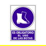 DUVER Signalisation Obligatoire Uso Botas 602 Plast.295X210